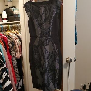 French Connection black lace cocktail dress
